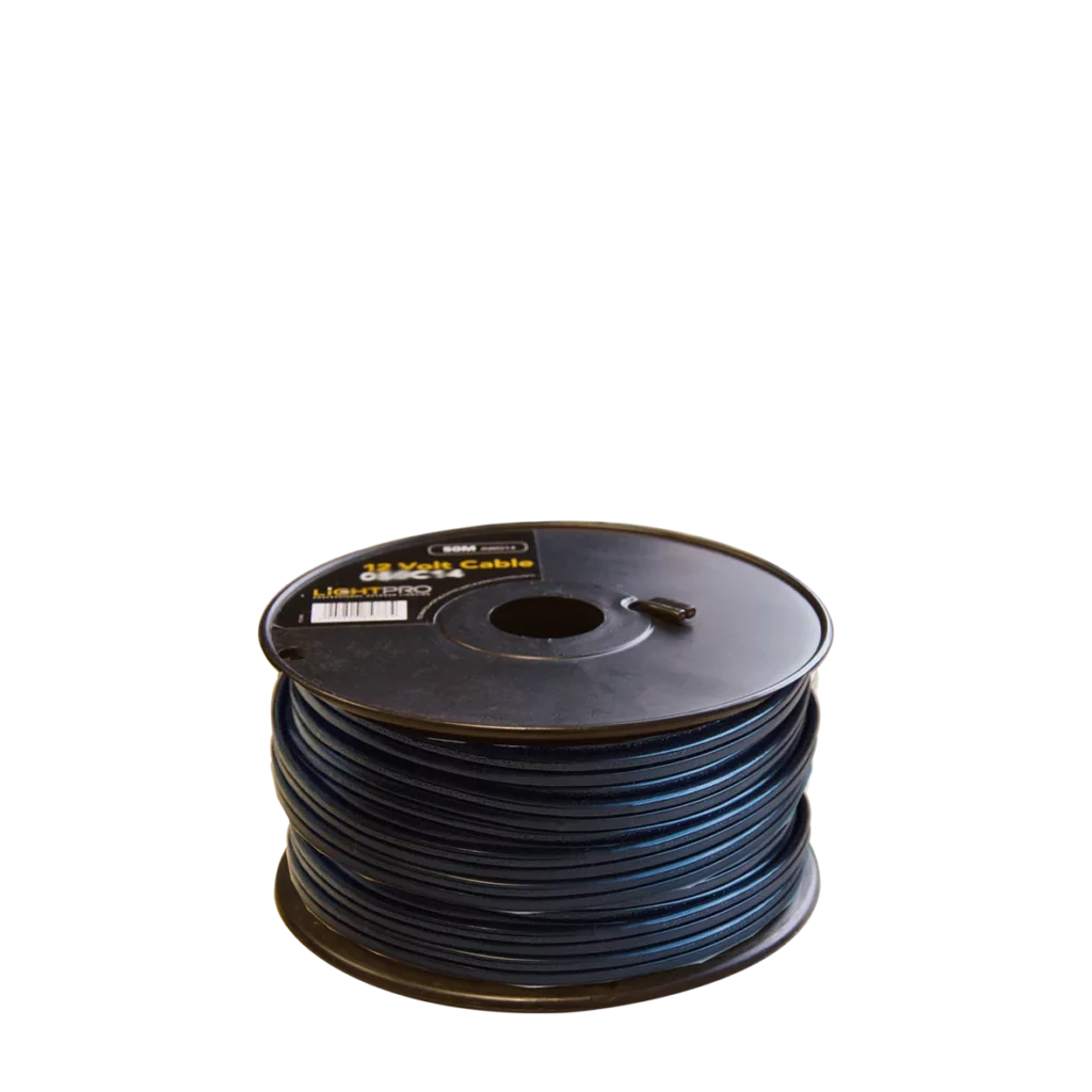 Cablu 12 volți AWG14 - 25 m – 25 metri de cablu 12 volți - 14 AWG.