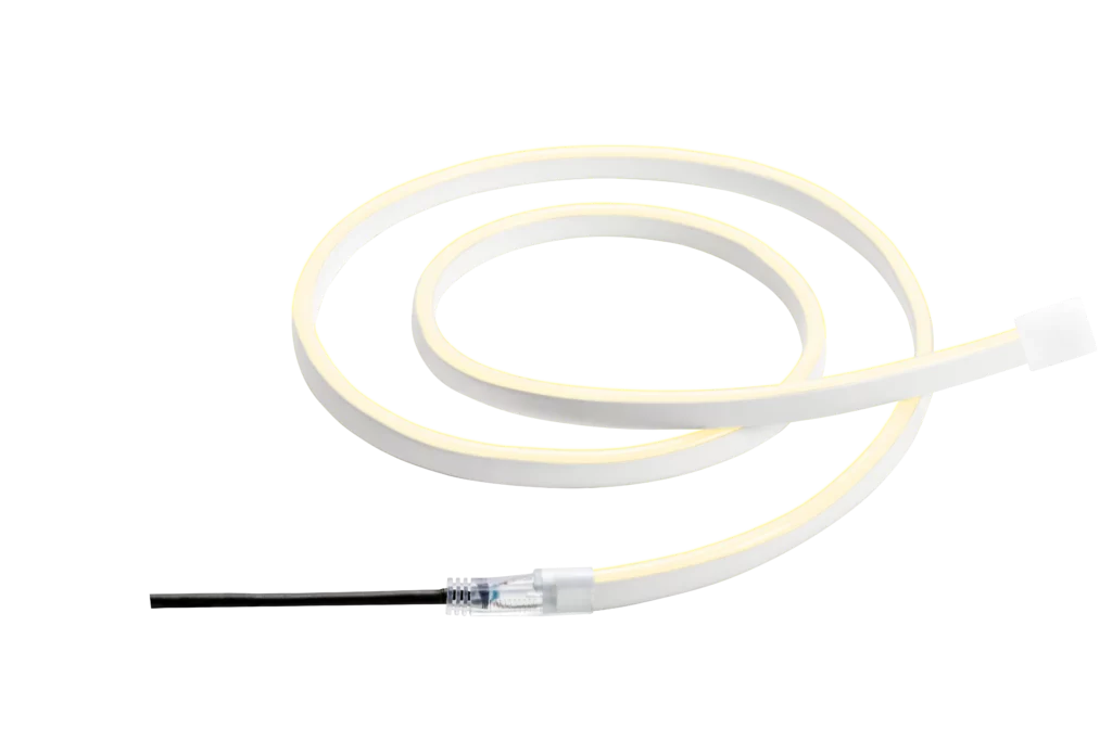 Bandă LED 15 m pe rolă – Banda LED Lightpro este multifuncțională, din plastic, și emană o lumină caldă.
