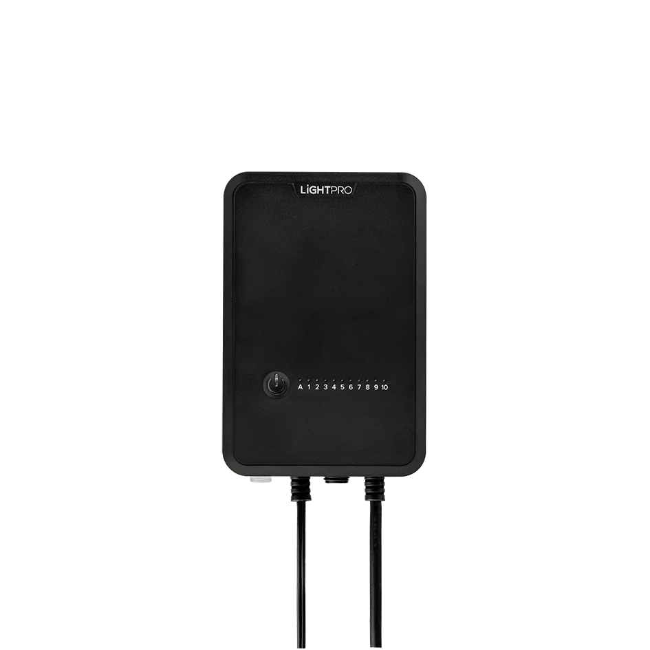 Transformator/Timer 100W Touch (cu conector M inclus) – Acest transformator este IP44 și are sarcina maximă de 100 W.